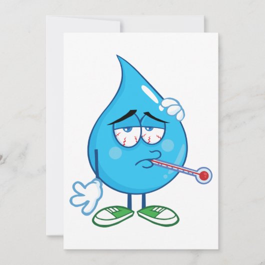 Einladungen zum Wasserfallen (Vorderseite)