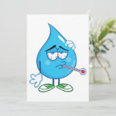 Einladungen zum Wasserfallen (Stehend Vorderseite)