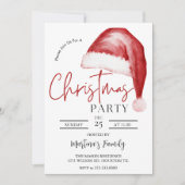 Einladungen zum Weihnachtsessen Weihnachts-Party (Vorderseite)