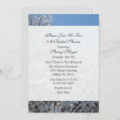 Einladungen zum Winterschnee-Bridal (Vorne/Hinten)