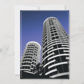 Einladungen zum Wolkenkratzer in der Stadt (Vorderseite)