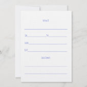 Einladungen zum Zuhause (Rückseite)