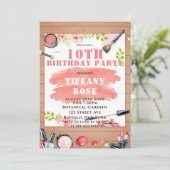 Einladungen zur 10. Geburtstagsfeier (Stehend Vorderseite)