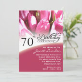 Einladungen zur 70. Geburtstagspartei (Stehend Vorderseite)