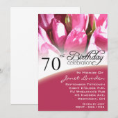 Einladungen zur 70. Geburtstagspartei (Vorne/Hinten)
