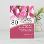 Einladungen zur 80. Geburtstagspartei (Stehend Vorderseite)
