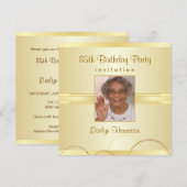 Einladungen zur 85. Geburtstagspartei - Foto fakul (Vorne/Hinten)