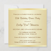 Einladungen zur 85. Geburtstagspartei - Foto fakul (Rückseite)