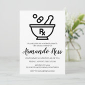 Einladungen zur Apothekengraduierung (Stehend Vorderseite)