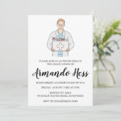 Einladungen zur Apothekengraduierung (Stehend Vorderseite)