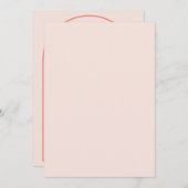 Einladungen zur Arch-Hochzeit (Vorne/Hinten)