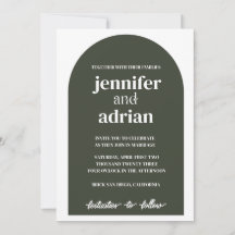 Einladungen zur Arch-Hochzeit