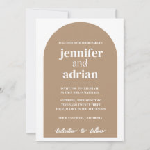 Einladungen zur Arch-Hochzeit