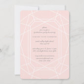 Einladungen zur atemberaubenden Gem Chic Graduatio (Vorderseite)