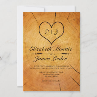Einladungen zur Baumring-Hochzeit
