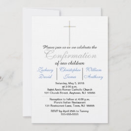 Einladungen zur Bestätigung von Blue Triplets