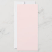 Einladungen zur Bestätigung von Mädchen (Rückseite)