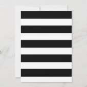 Einladungen zur Black and Gold Bridal Dusche (Rückseite)