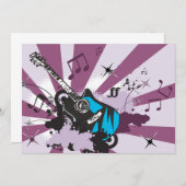 Einladungen zur Blauen Gitarre (Vorne/Hinten)