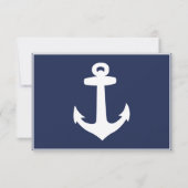 Einladungen zur blauen und weißen uAwg der Nautisc (Rückseite)