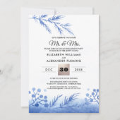 Einladungen zur Blue Winter Forest Engagement Part (Vorderseite)