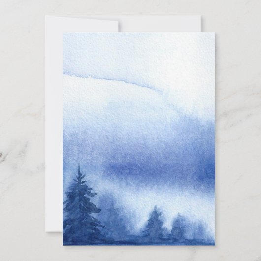 Einladungen zur Blue Winter Forest Engagement Part (Rückseite)