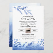 Einladungen zur Blue Winter Forest Engagement Part (Vorne/Hinten)