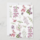 Einladungen zur Blumendusche (Rückseite)