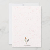 Einladungen zur Blumendusche (Rückseite)