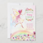 Einladungen zur Blumenmaus zum Geburtstag (Vorderseite)