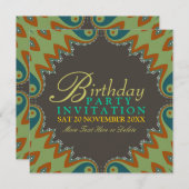 Einladungen zur Bohemischen Geburtstagspartei von  (Vorne/Hinten)