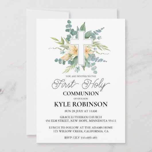 Einladungen zur botanischen Kreuzung (Vorderseite)