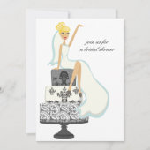 Einladungen zur Brautdusche {Blonde Bride} (Vorderseite)