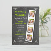 Einladungen zur Chalkboard Film Strip-Gruppe (Stehend Vorderseite)