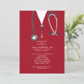 Einladungen zur Doktorand (Stehend Vorderseite)