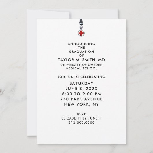 Einladungen zur Doktorand (Rückseite)