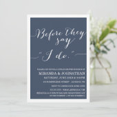 Einladungen zur Dusche der Marine Classy Couple (Stehend Vorderseite)