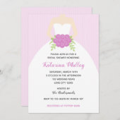 Einladungen zur Dusche von Lilac Bridal (Hochzeits (Vorne/Hinten)