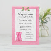 Einladungen zur Dusche von Lingerie (Stehend Vorderseite)