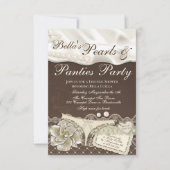 Einladungen zur Dusche von Lingerie (Vorderseite)