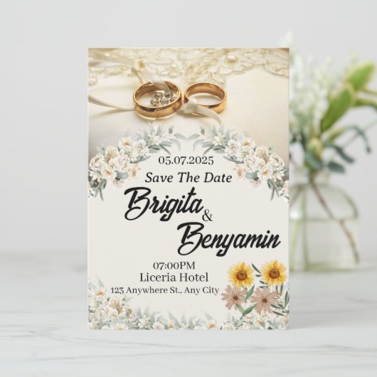 Einladungen zur Ehe (Stehend Vorderseite)