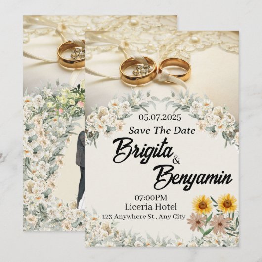 Einladungen zur Ehe (Vorne/Hinten)