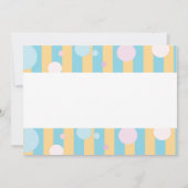 Einladungen zur Eiscreme Social Birthday Party (Rückseite)