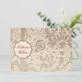 Einladungen zur eleganten Begegnung (Stehend Vorderseite)