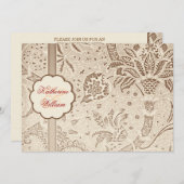 Einladungen zur eleganten Begegnung (Vorne/Hinten)