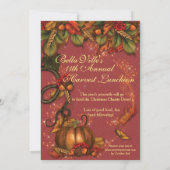 Einladungen zur Ernte im Herbst (Rückseite)