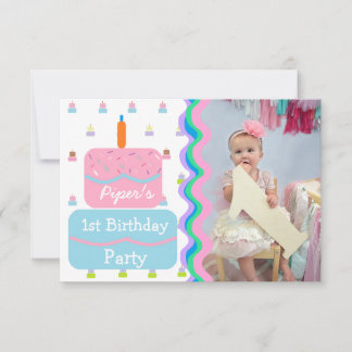 Einladungen zur ersten Geburtstagsfeier für Baby G