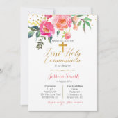 Einladungen zur ersten heiligen Kommunion (Vorderseite)