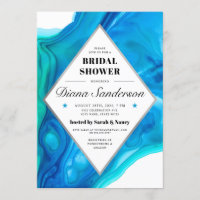 Einladungen zur Ethereal Wave Bridal Dusche
