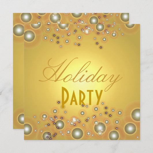 Einladungen zur Feier, Champagnerblasen (Vorne/Hinten)